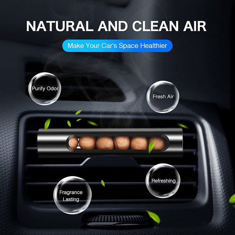 Car Air Freshener Vent Clip Car Scents Car Diffuser (Black)