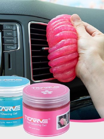 TICARVE 2Pack Cleaning Gel Car Putty Slime for Detailing Putty Detail Tools Car Interior Cleaner Automotive Cleaning Kits Keyboard Cleaner Blue Rose (320g/11.2oz)